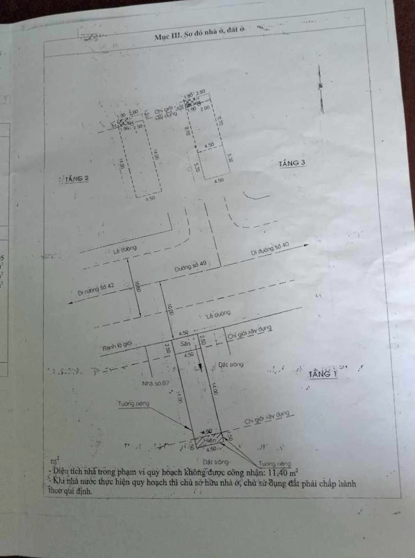 bán nhà đường số 49 khu tên lửa