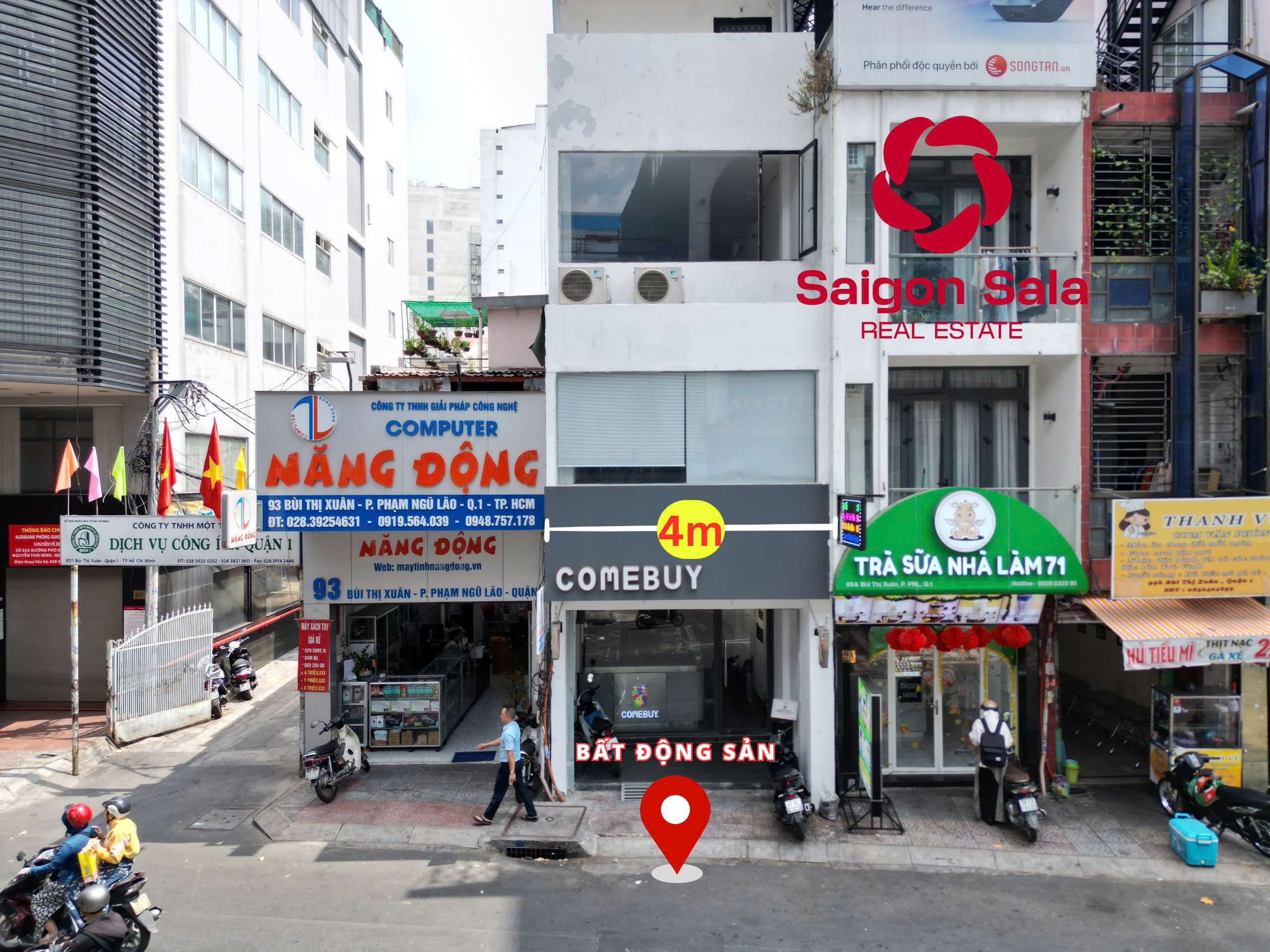 Read more about the article Bán nhà mặt tiền 95 Bùi Thị Xuân, Quận 1 – 30 tỷ